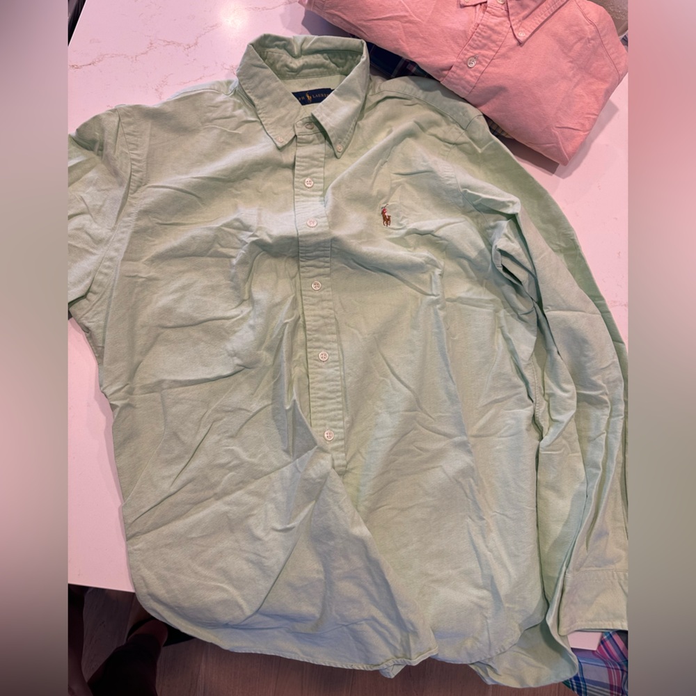 Polo by Ralph Lauren Green Casual Button Down Shirt